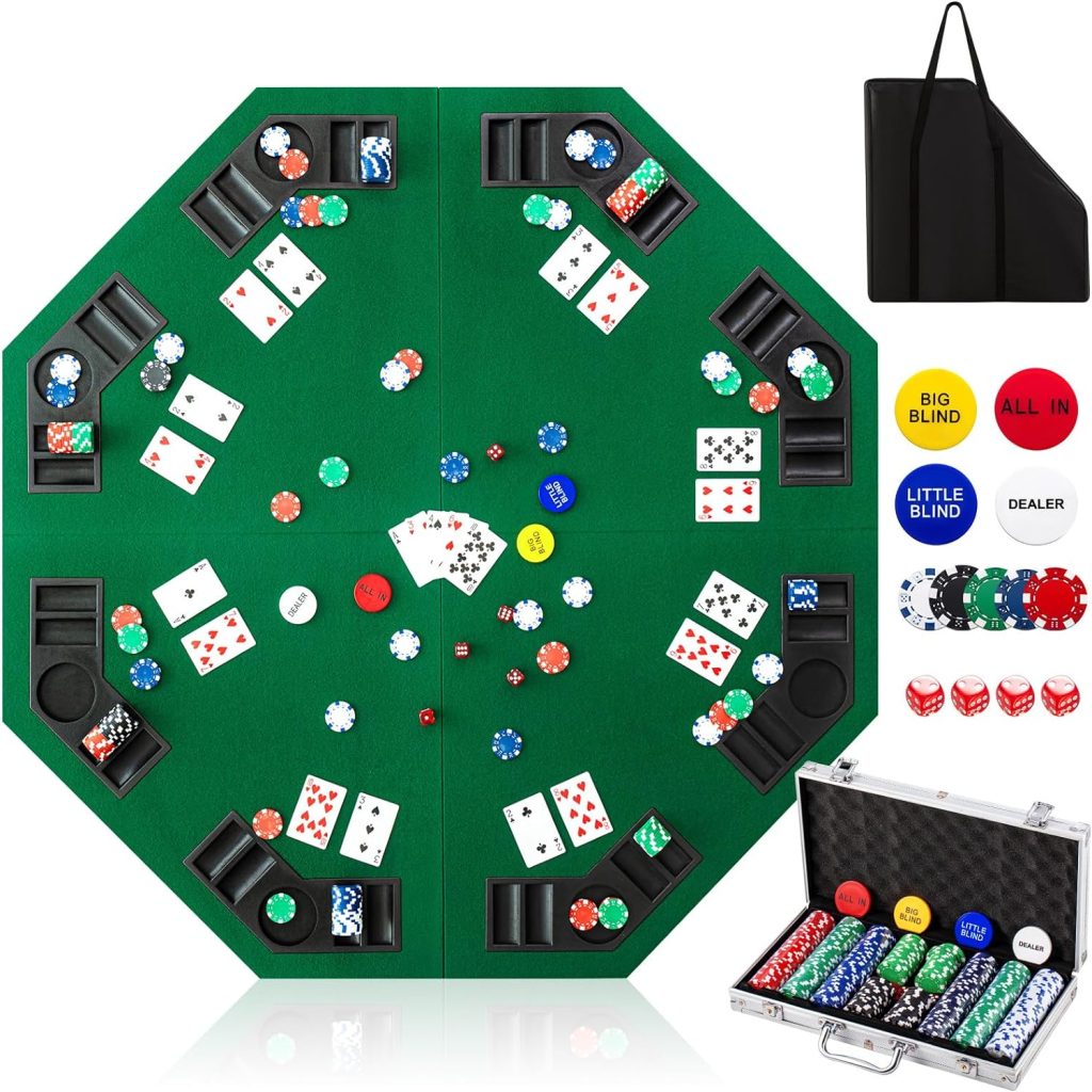 Aoriher 48" Poker Table Top Review AllLuck