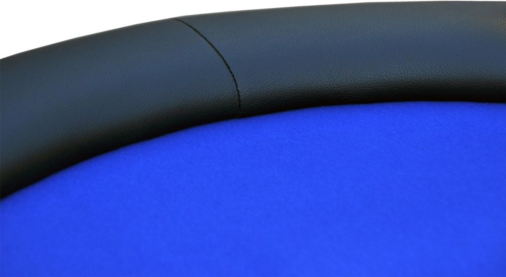 IDS Poker 73 Light Series Poker Table with Padded Rails Cup Holders Felt Foldable Legs, Blue